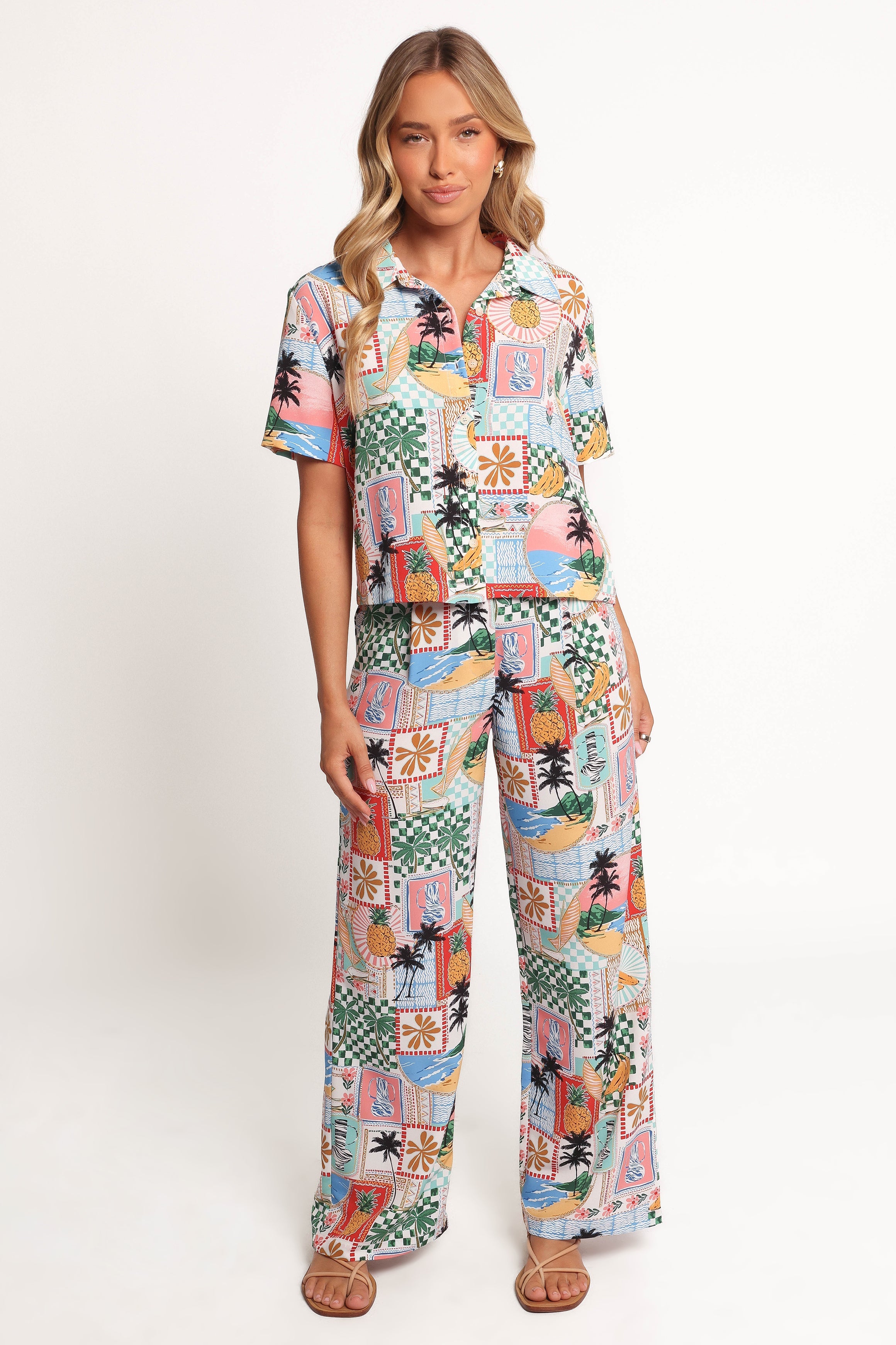 Valeria Shirt - Off White Multi