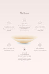 No-Show | NOOD Round Nipple Covers 3 Inch No.5