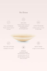 No-Show | NOOD Round Nipple Covers 3 Inch No.9