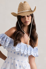 Wild At Heart | Beige Straw Sun Hat