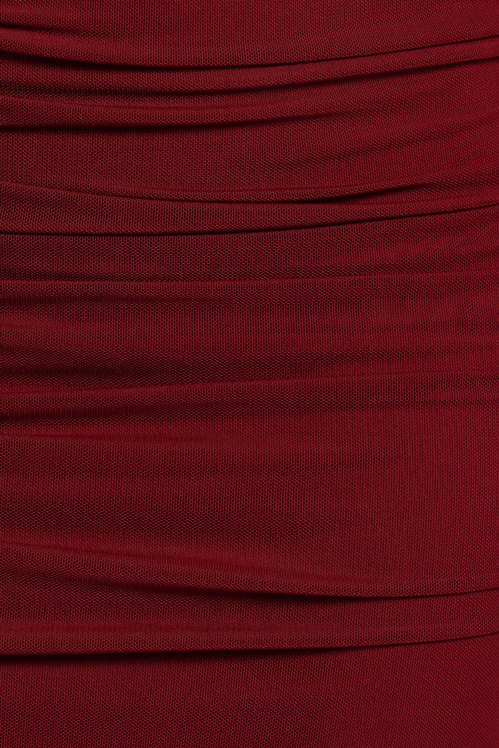 Wella Ruched Knit Top - Berry