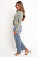 Abrand Mid Straight Jeans - Felicia