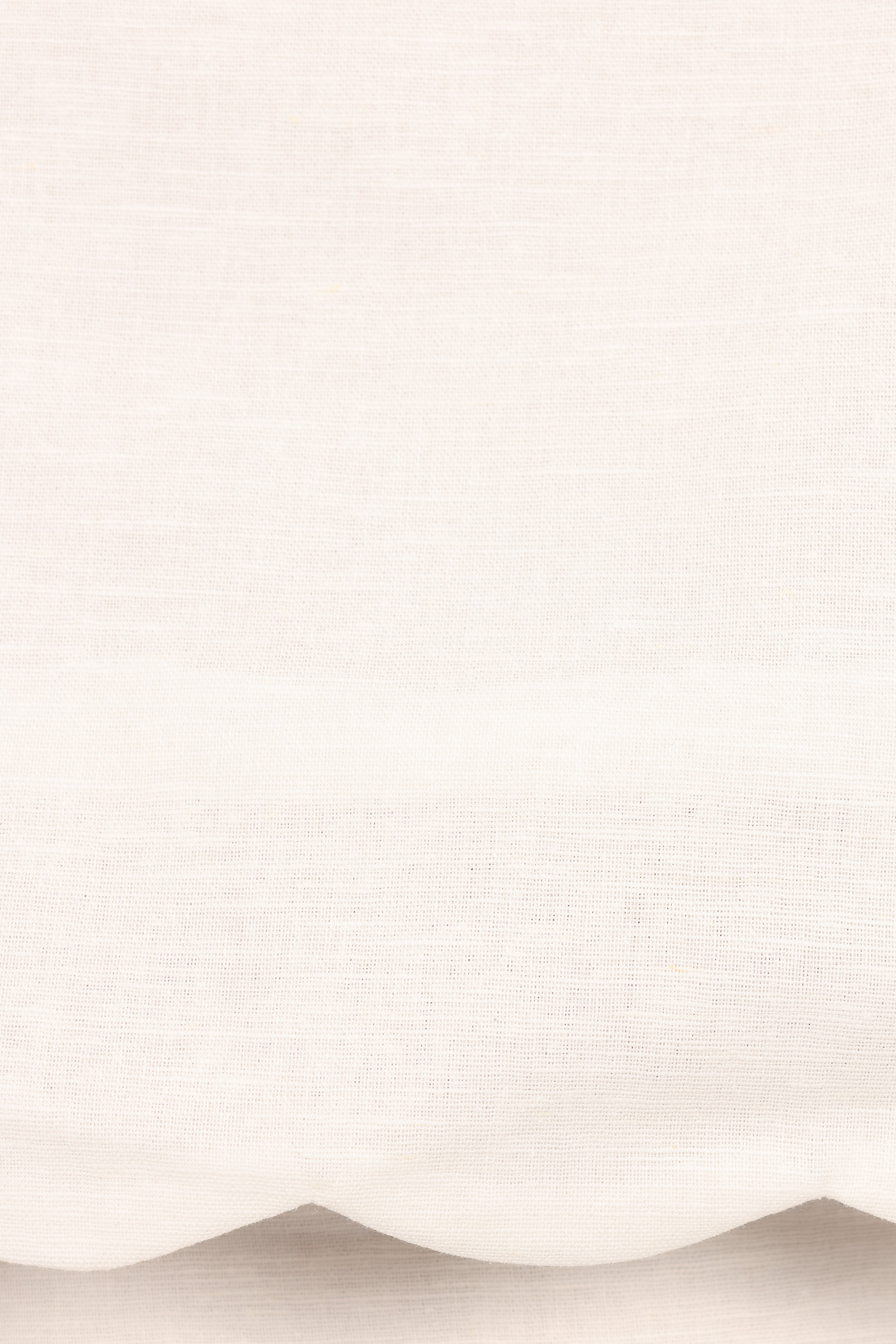 Wendie Scalloped Top - Cloud White