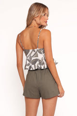 Zuva Top - Vineyard Green