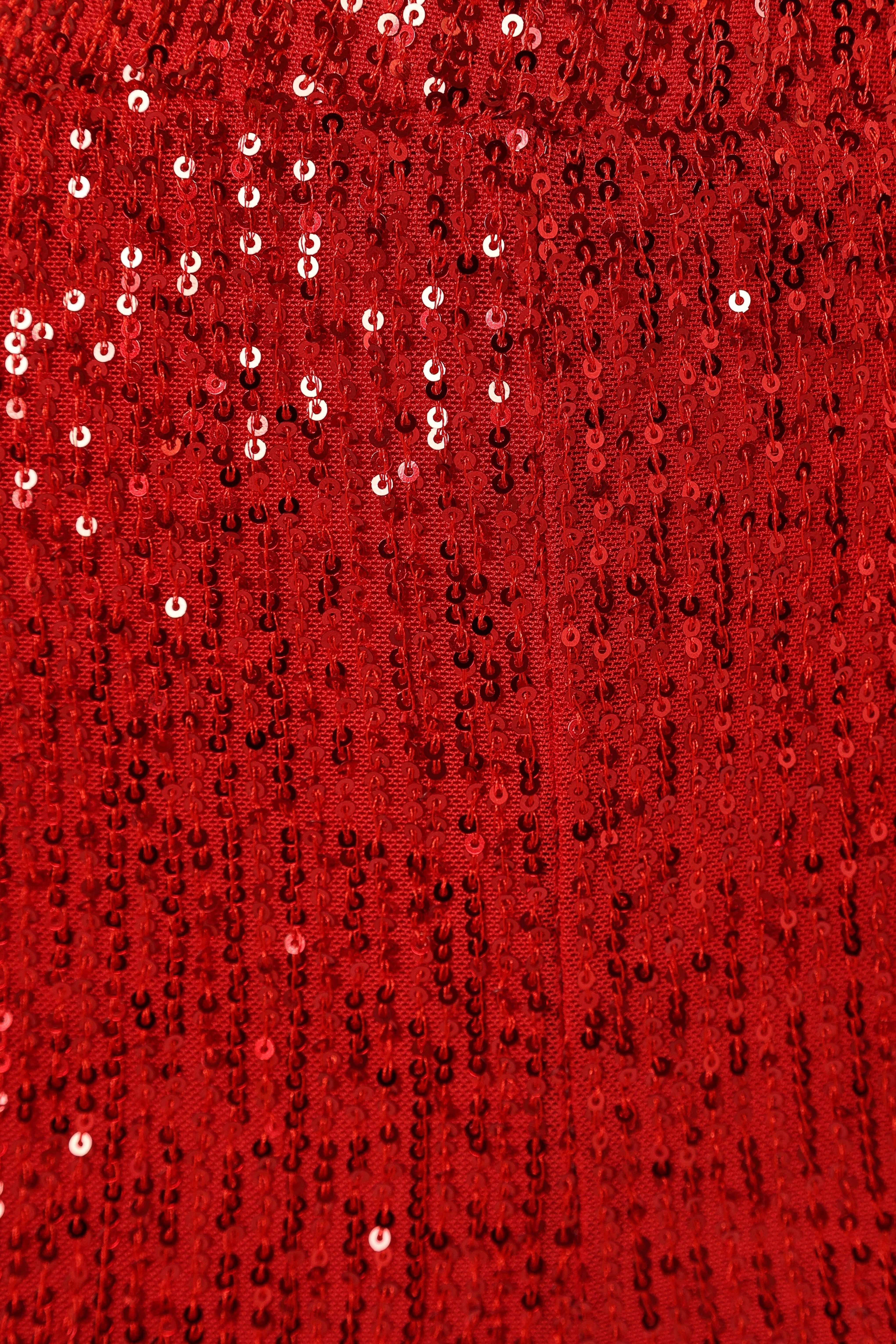 Lilianna Sequin Flare Pant - Red