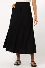 Odetta Maxi Skirt - Black