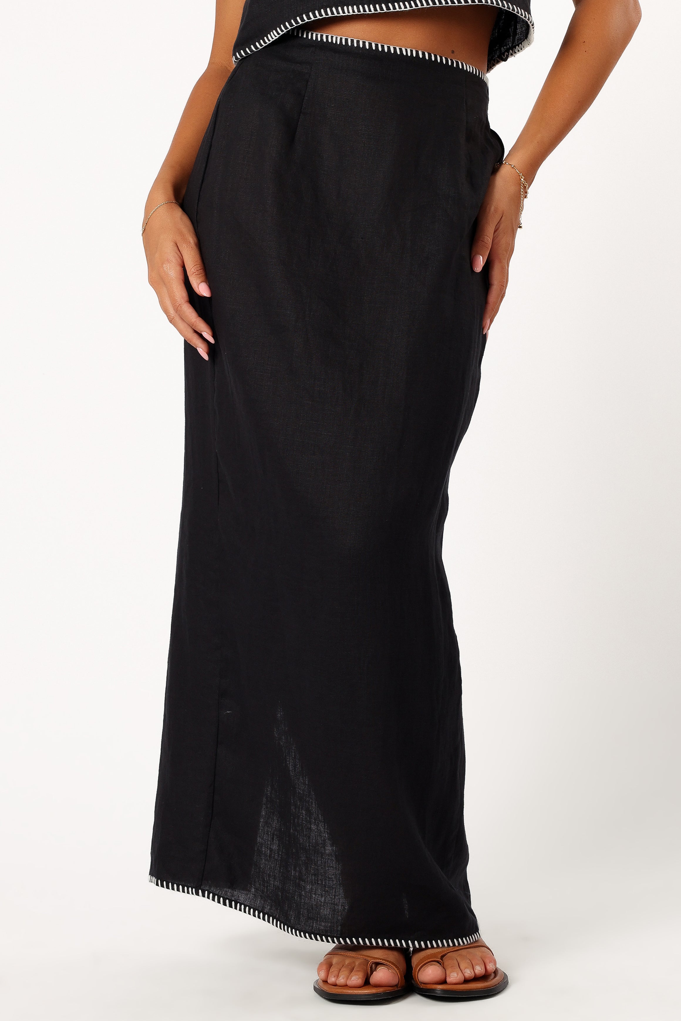 Odette Midi Skirt - Black