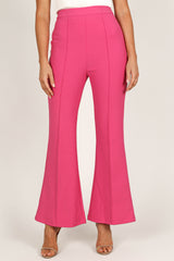 Rutherford Flared Ponte Pant - Fuchsia