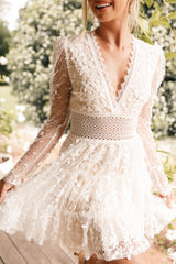 Fern Mini Dress - White