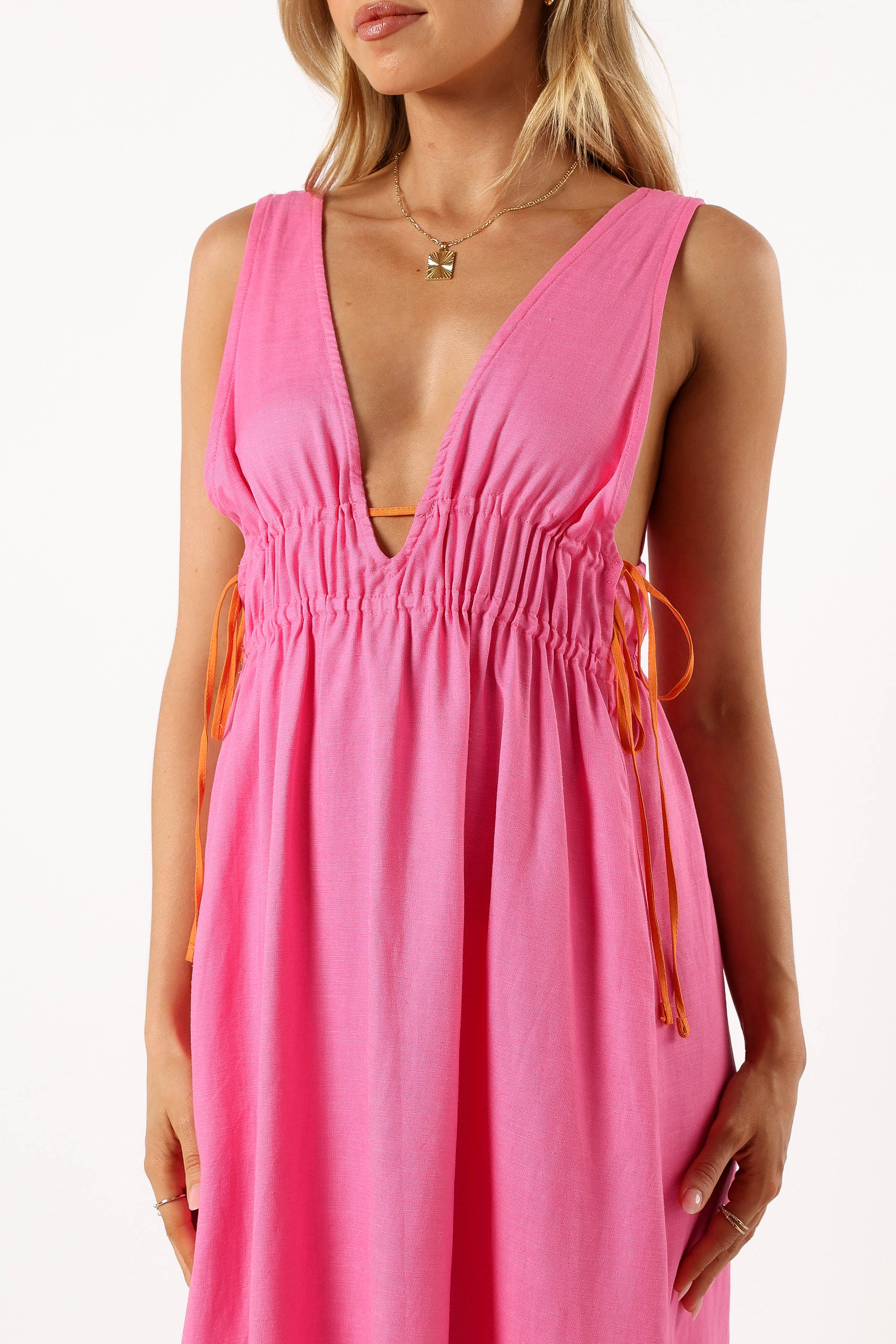 Lydia Midi Dress - Pink