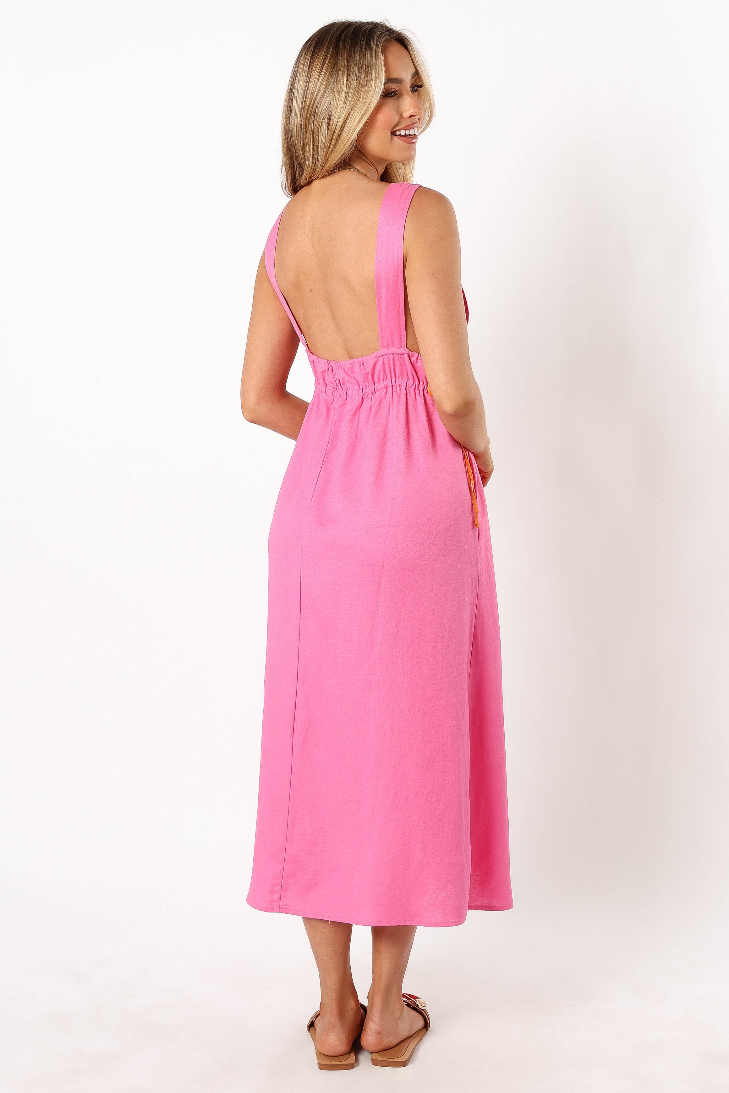 Lydia Midi Dress - Pink