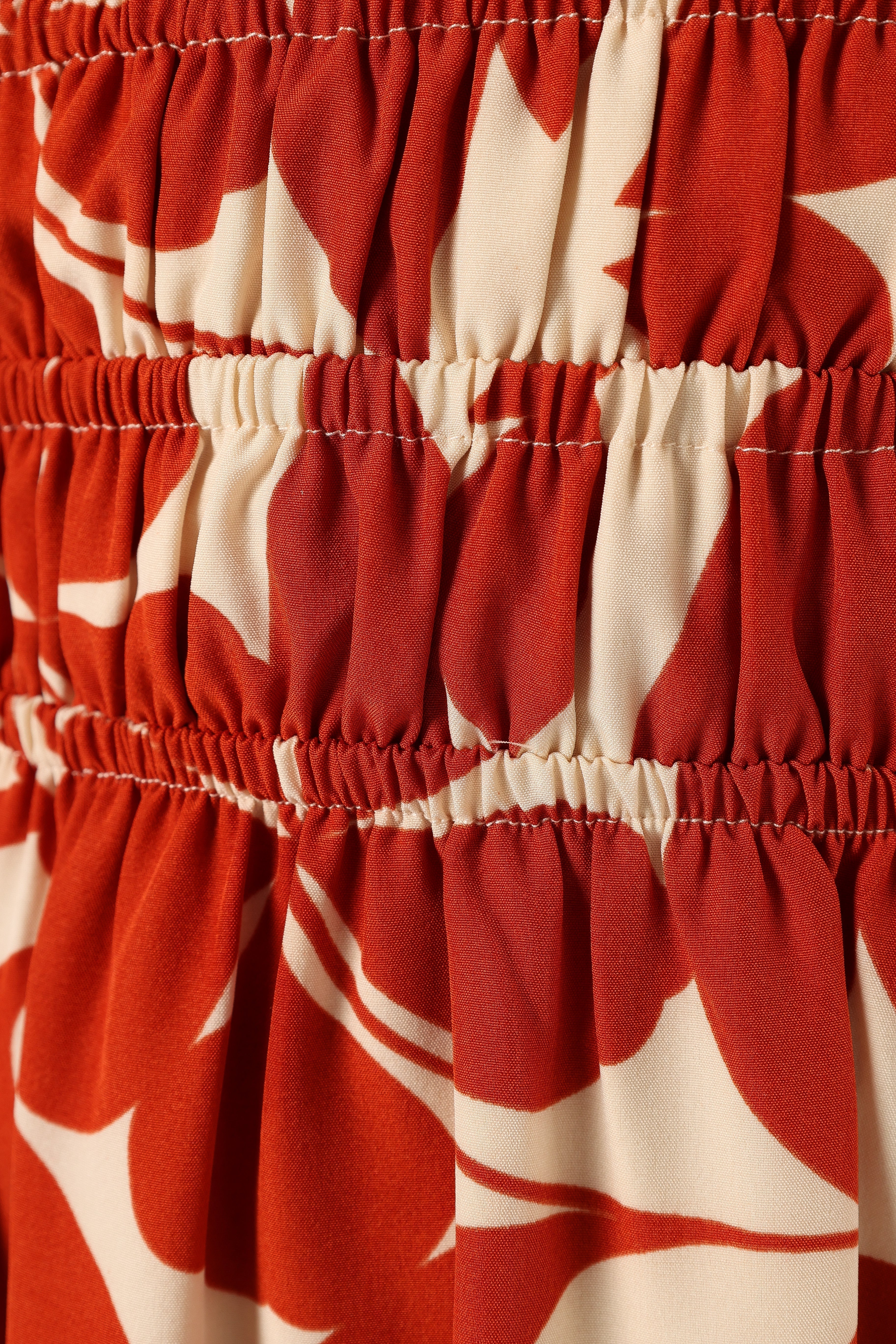 Maha Halterneck Maxi Dress - Tan Floral