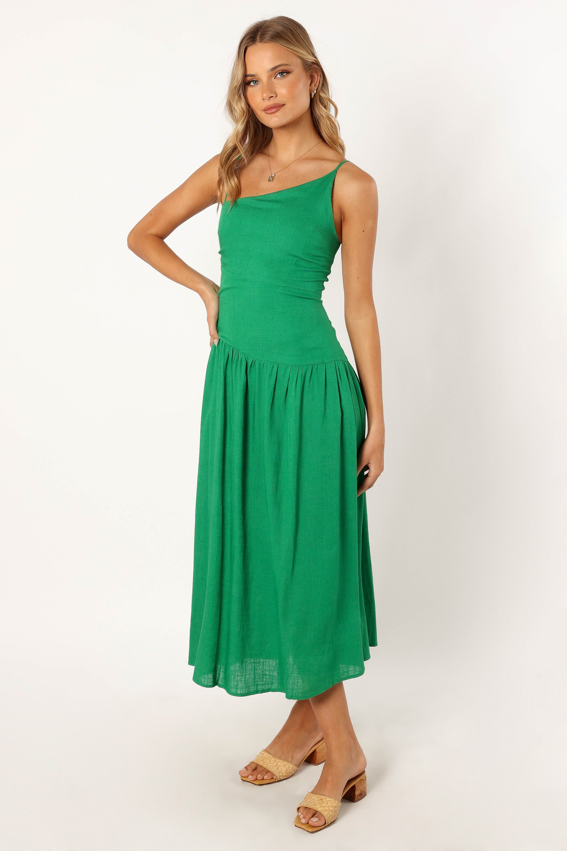 Shiloh Midi Dress - Green