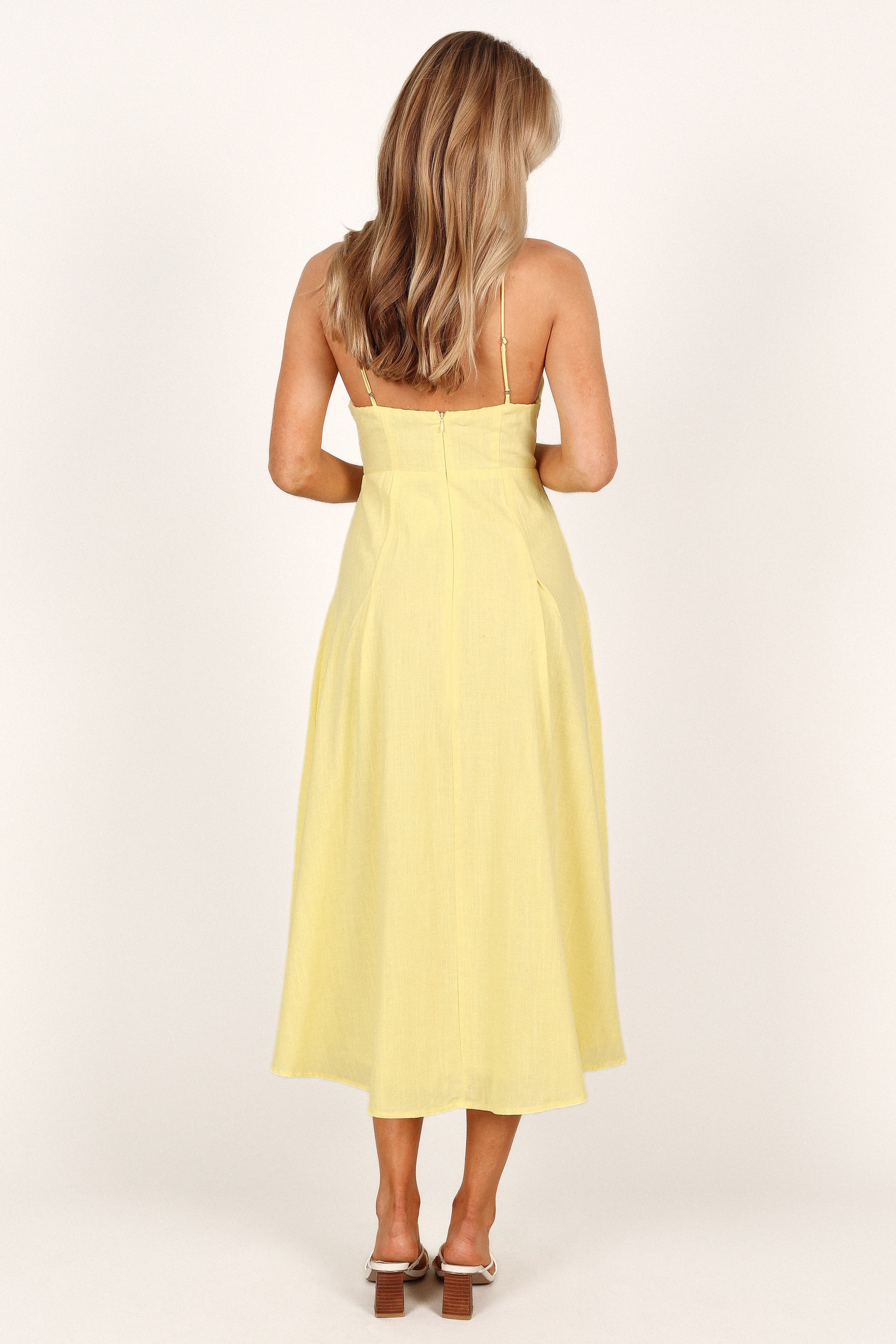 Sondera Midi Dress - Yellow