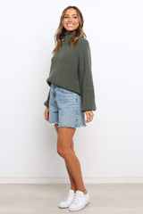 Freddie Knit Sweater - Green