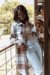 Dion Shacket - Brown Check