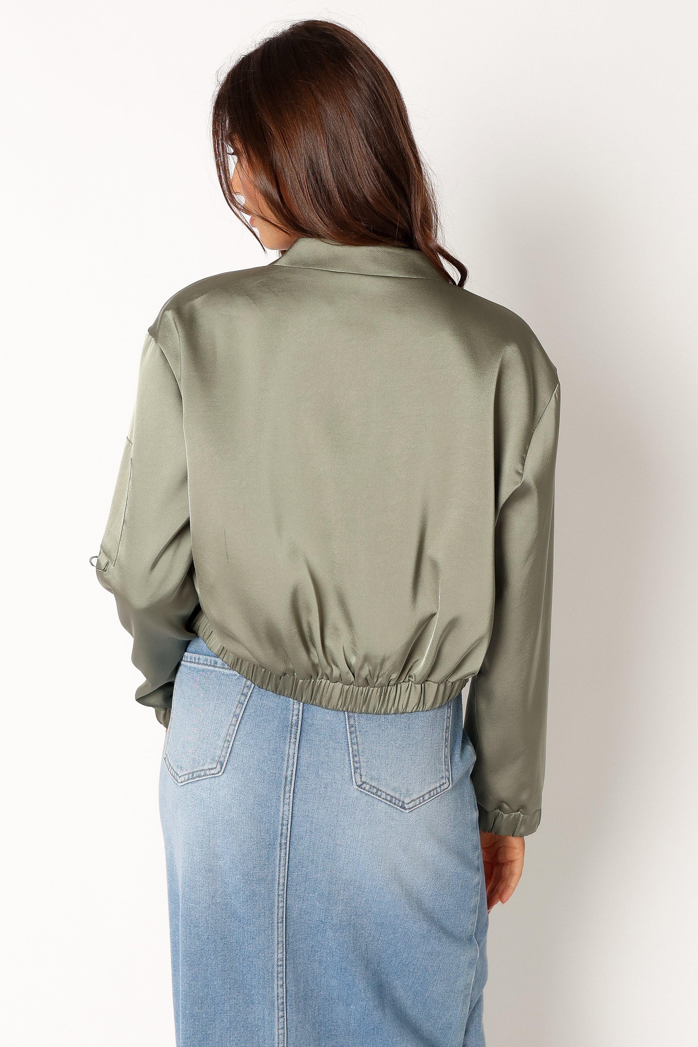 Kyra Bomber Jacket - Sage