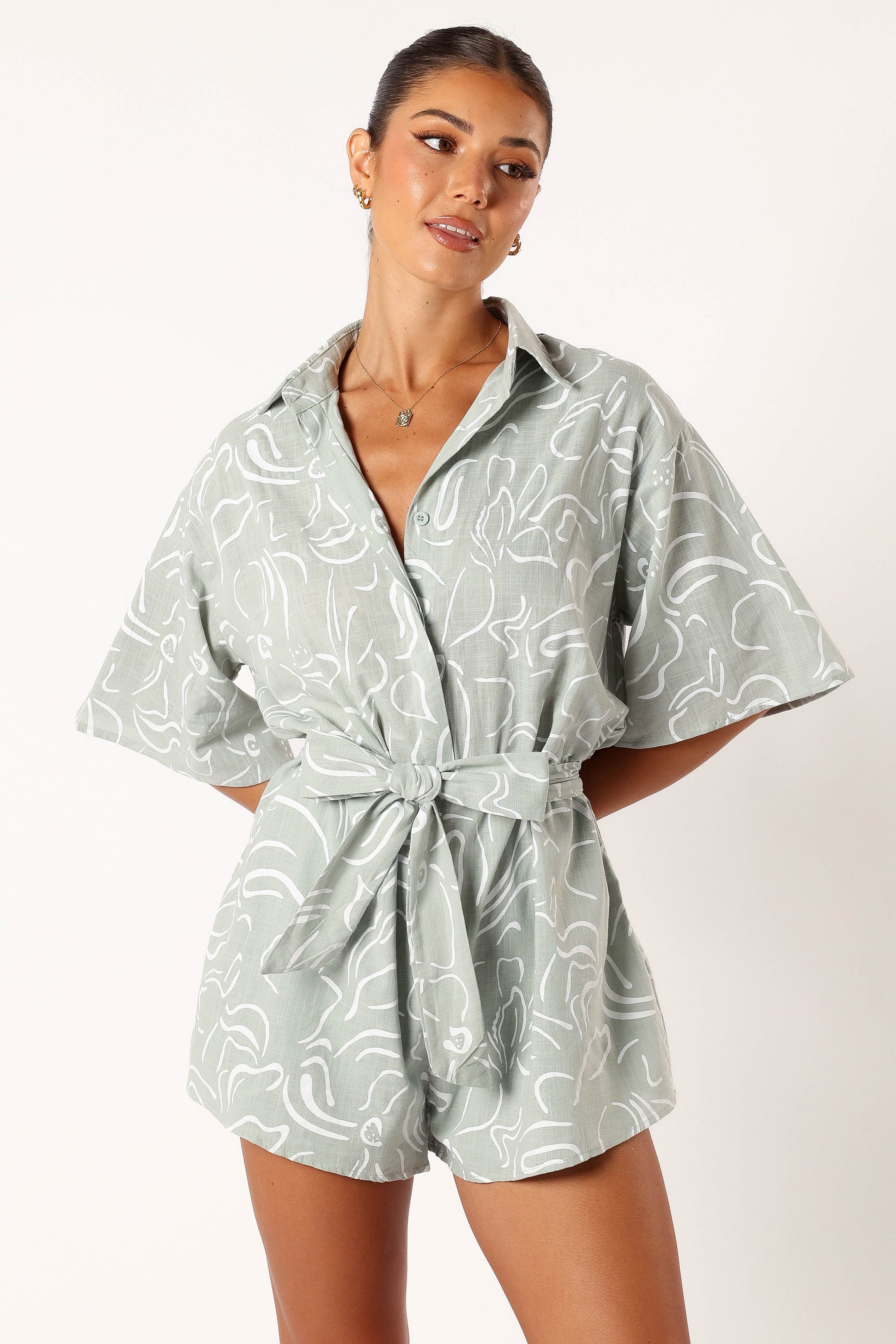 Kellie Romper - Sage