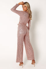 Kiera Jumpsuit - Rose Gold