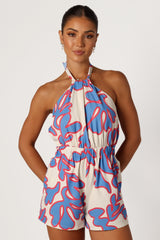 Noa Halter Romper - Flori Print