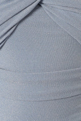 Sharnie Off Shoulder Jumpsuit - Blue