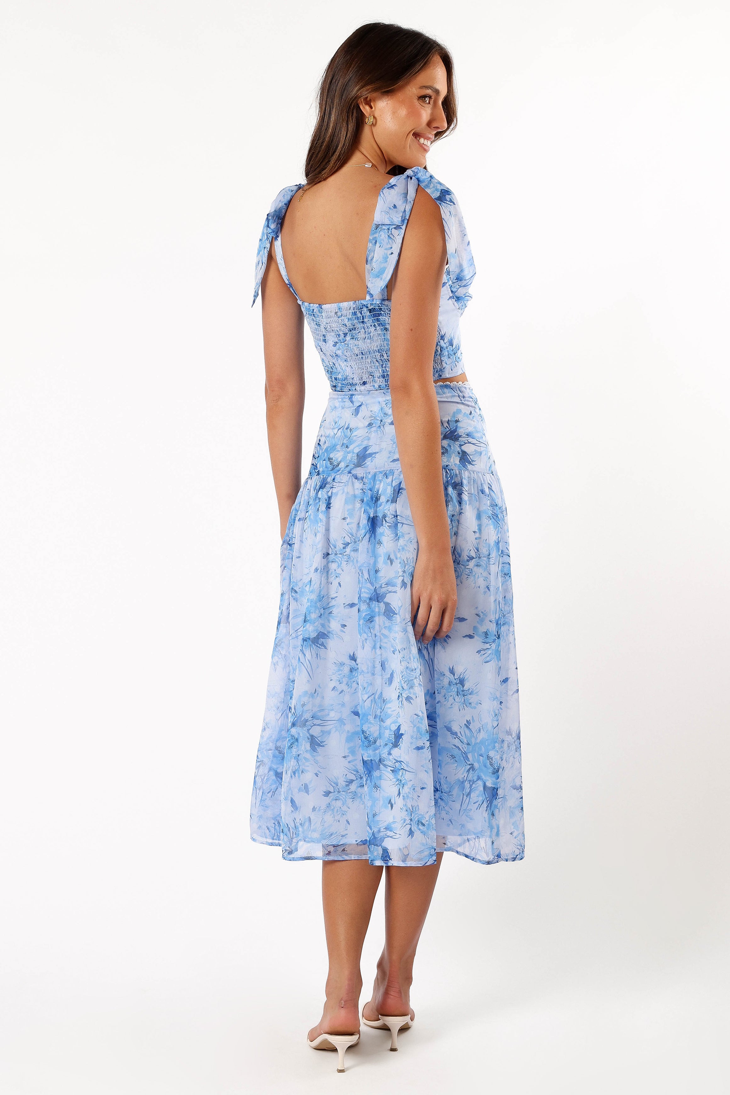 Elle Two Piece Set - Blue Floral