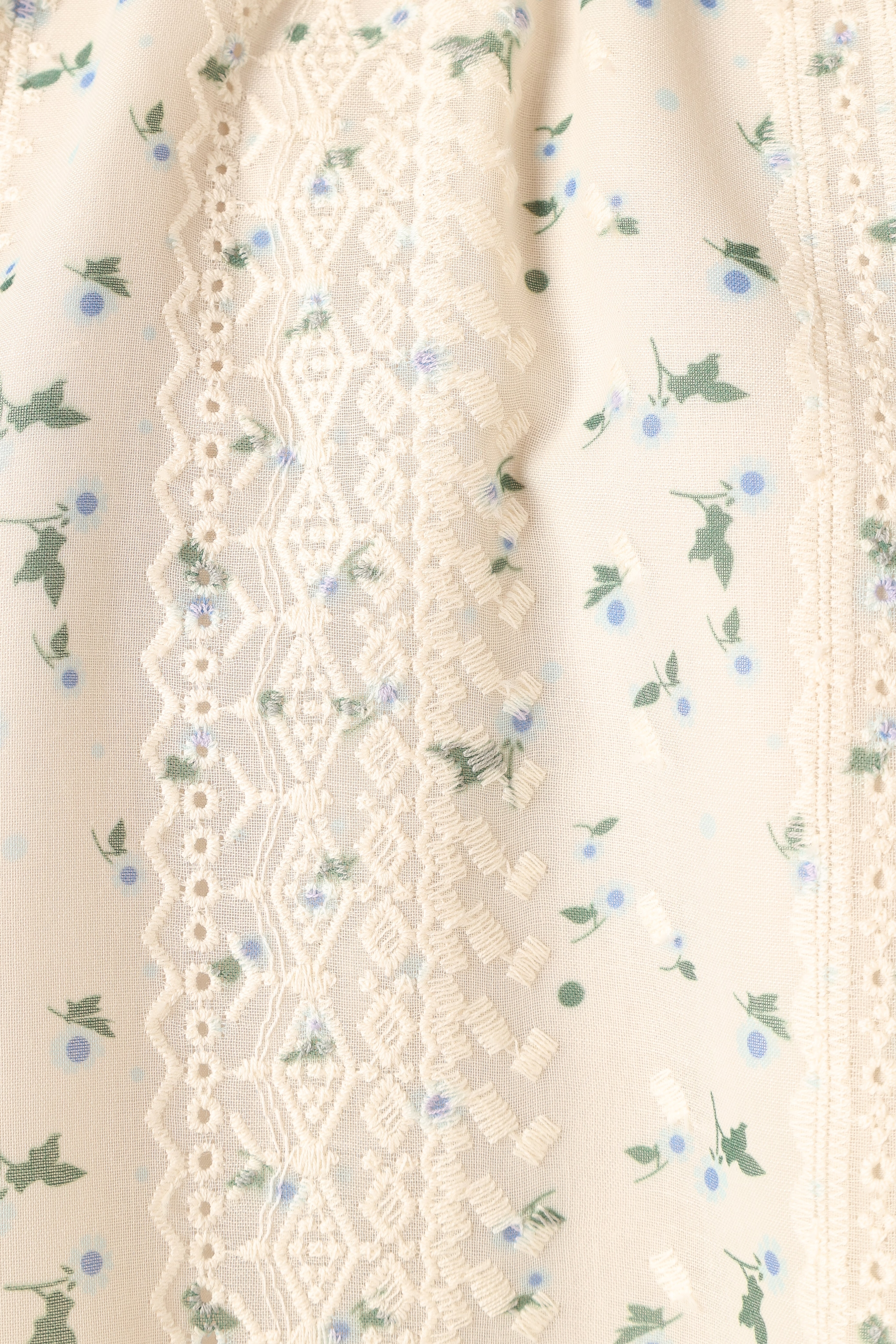 Willa Halterneck Top - Blue Floral